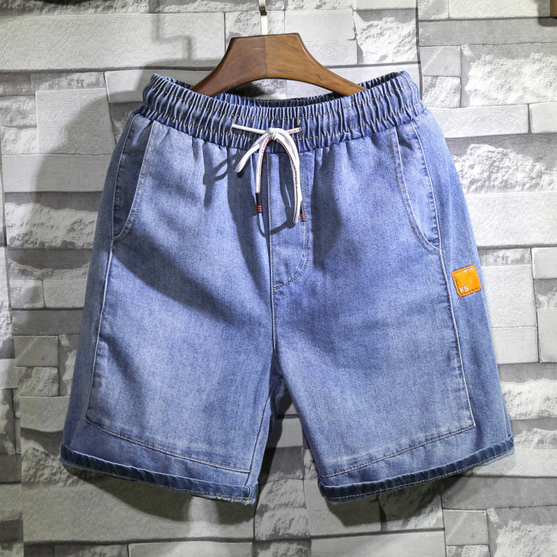 Summer Denim Cargo Pants Shorts Loose Plus Size