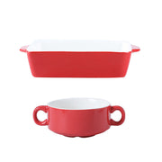 ceramic baking bowl tableware set - MRSLM