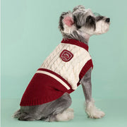 striped puppy dog sweater, view 4 - MRSLM