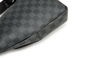 men's plaid messenger bag, view 3 - MRSLM