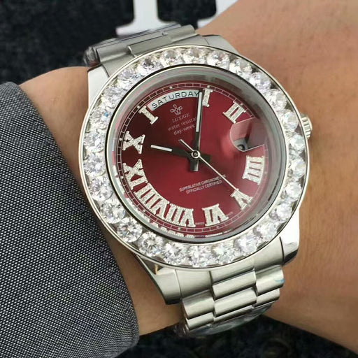 Men's day-date calendar quartz watch, view 6 - MRSLM