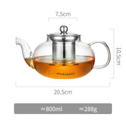 transparent glass heating kettle, view 4 - MRSLM