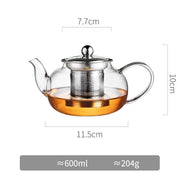 transparent glass heating kettle, view 5 - MRSLM