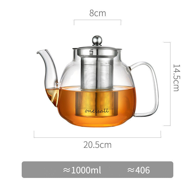 transparent glass heating kettle, view 6 - MRSLM