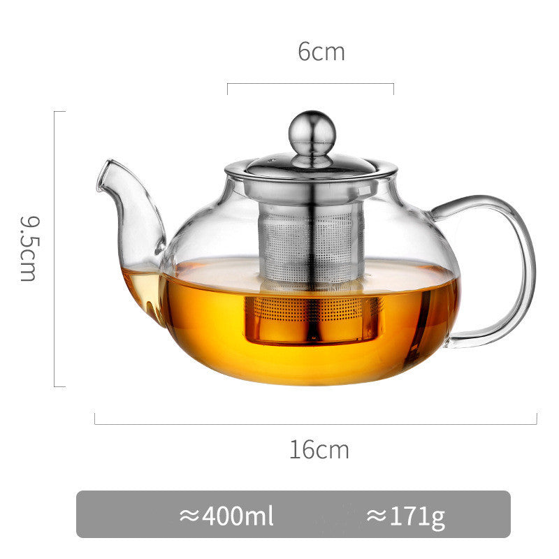 transparent glass heating kettle, view 7 - MRSLM