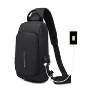 men's Oxford shoulder chest bag, view 4 - MRSLM