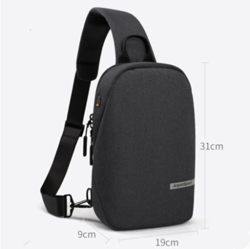 casual large-capacity waist bag, view 2 - MRSLM