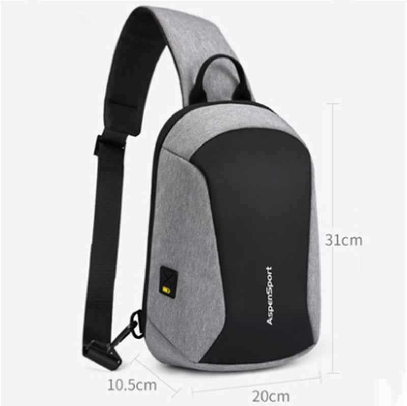 casual large-capacity waist bag, view 3 - MRSLM