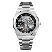 automatic skeleton mechanical watch, view 5 - MRSLM