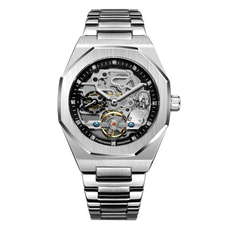 automatic skeleton mechanical watch, view 5 - MRSLM