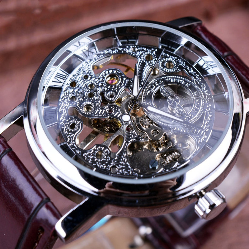 full hollow couple mechanical watch, view 4 - MRSLM