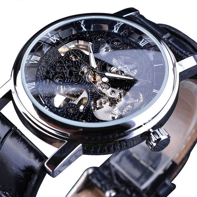 full hollow couple mechanical watch, view 5 - MRSLM