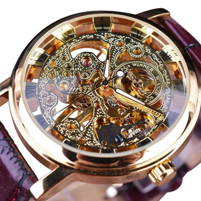 full hollow couple mechanical watch, view 8 - MRSLM