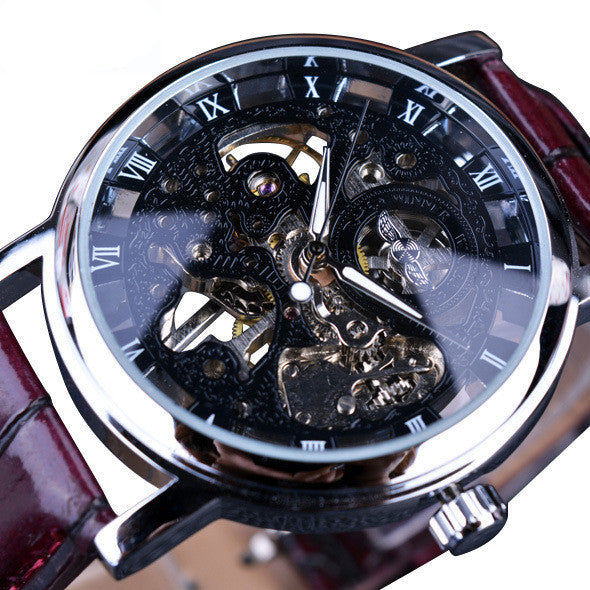 full hollow couple mechanical watch, view 9 - MRSLM