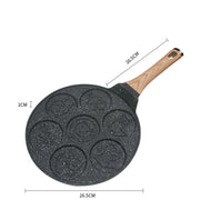 seven-hole non-stick frying pan, view 5 - MRSLM