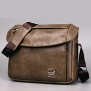 men's PU messenger bag, view 5 - MRSLM