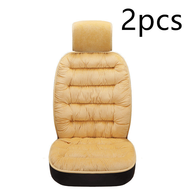 Winter plush car seat cushion, view 3 - MRSLM