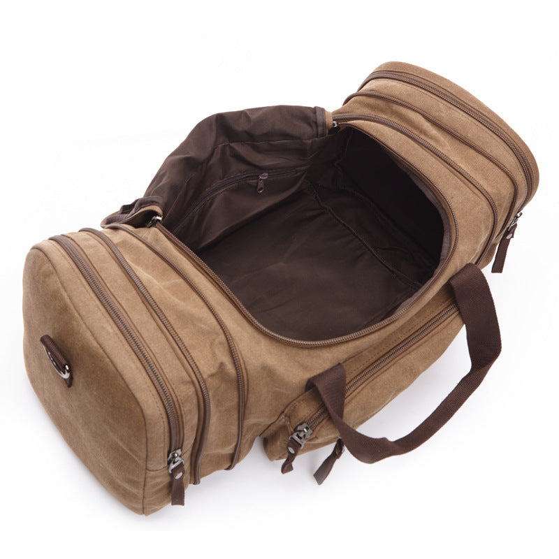 Large canvas travel bag, view 2 - MRSLM