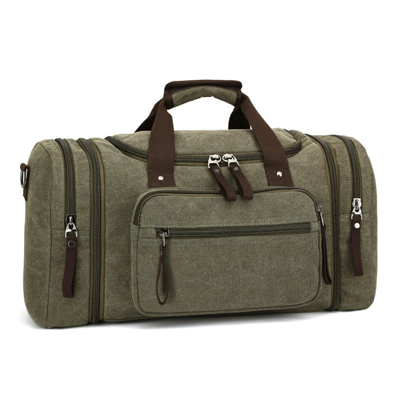 Large canvas travel bag, view 6 - MRSLM