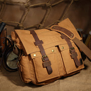men's canvas shoulder bag, view 5 - MRSLM