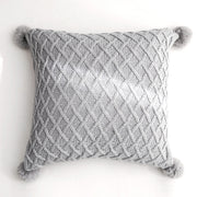 Soft knit throw blanket and pillow cover, view 6 - MRSLM