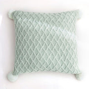 Soft knit throw blanket and pillow cover, view 8 - MRSLM