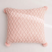 Soft knit throw blanket and pillow cover, view 4 - MRSLM