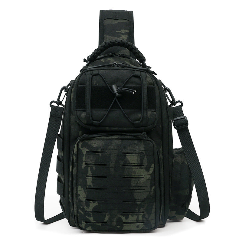 camo outdoor chest bag, view 4 - MRSLM