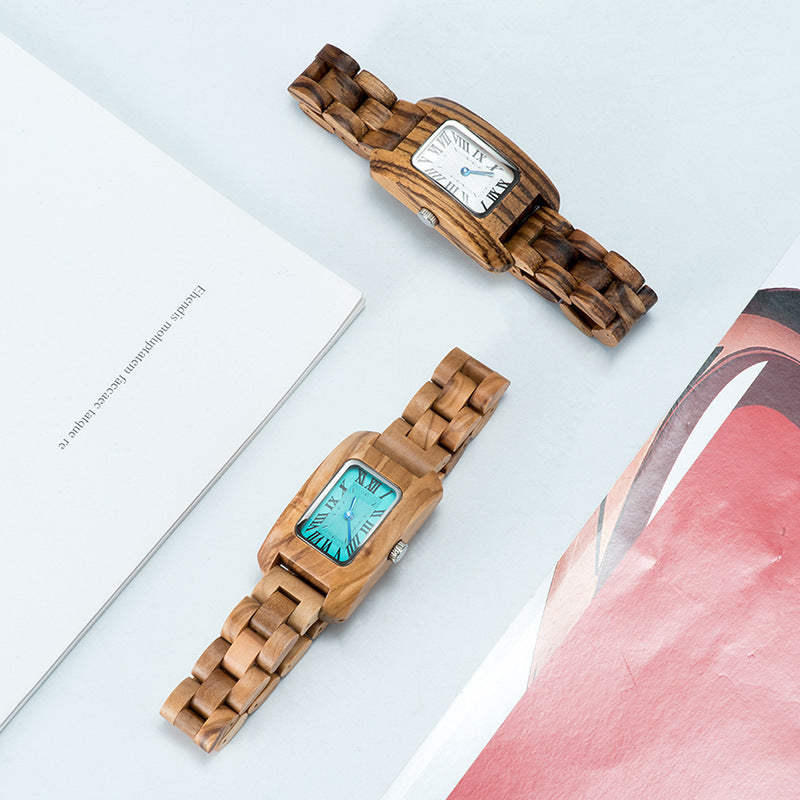 women's small square watch, view 3 - MRSLM