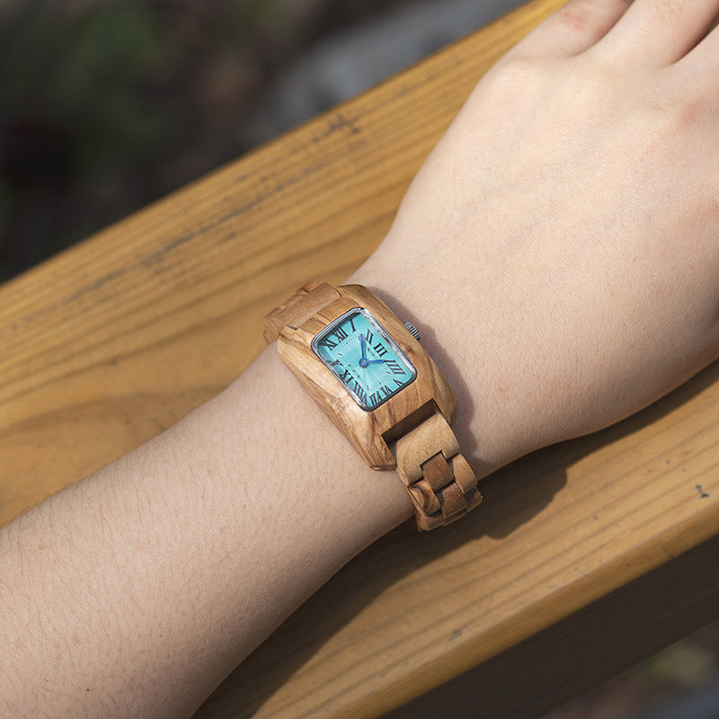 women's small square watch, view 2 - MRSLM