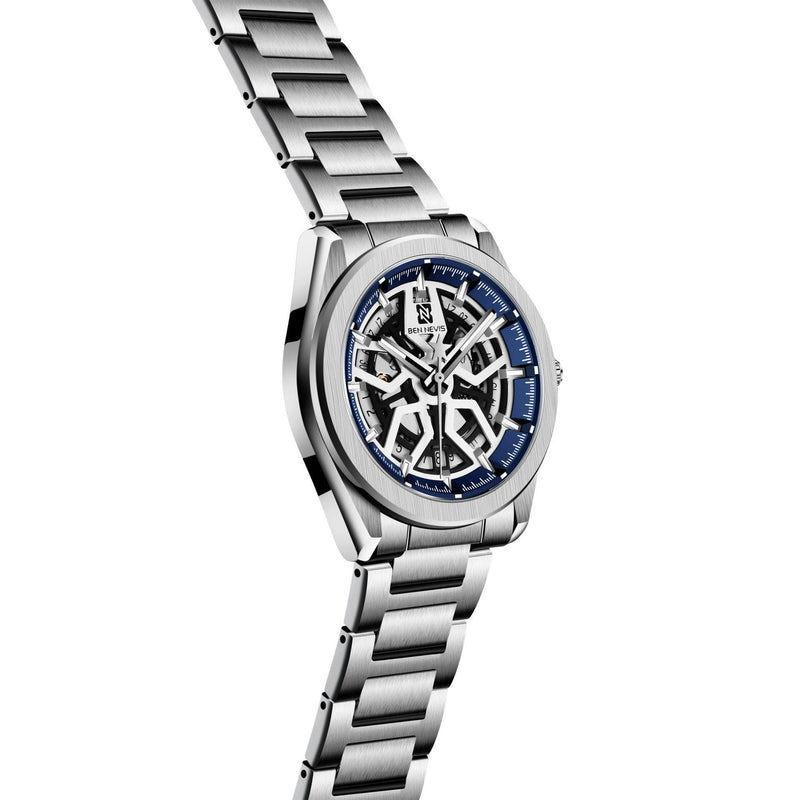 skeleton mechanical watch, view 4 - MRSLM