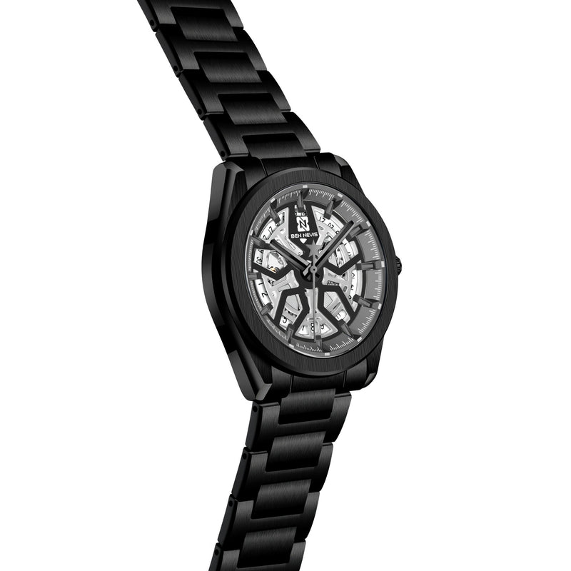 skeleton mechanical watch, view 3 - MRSLM