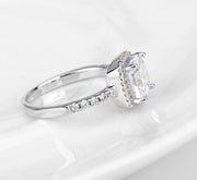 925 silver square ring, view 5 - MRSLM