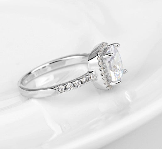 925 silver square ring, view 5 - MRSLM