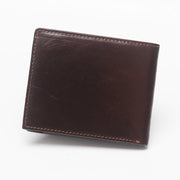 men's retro leather wallet, view 5 - MRSLM