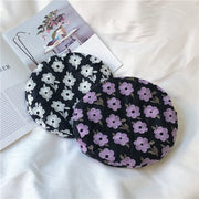 sweet flower beret hat, view 3 - MRSLM