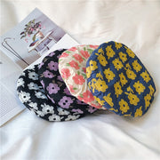sweet flower beret hat - MRSLM