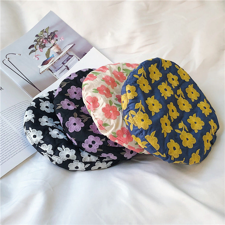 sweet flower beret hat - MRSLM