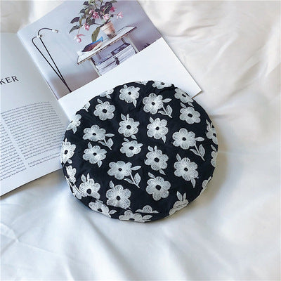 sweet flower beret hat, view 5 - MRSLM