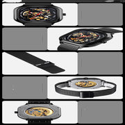 hollow men's automatic mechanical watch, view 5 - MRSLM