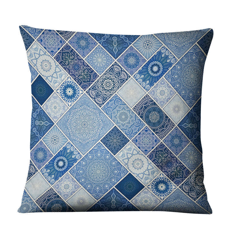 linen cushion cover, view 8 - MRSLM