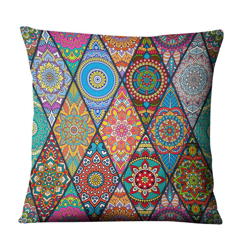 linen cushion cover, view 7 - MRSLM