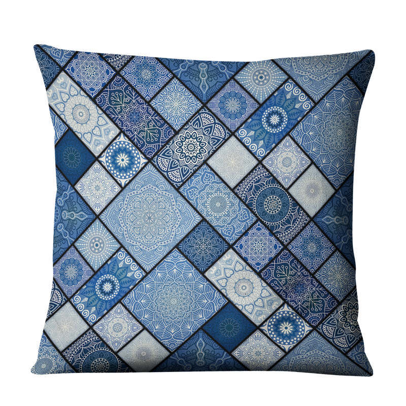 linen cushion cover, view 10 - MRSLM