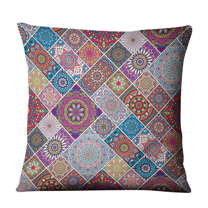 linen cushion cover, view 9 - MRSLM