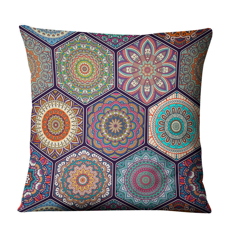 linen cushion cover, view 6 - MRSLM