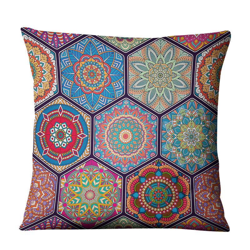 linen cushion cover, view 11 - MRSLM