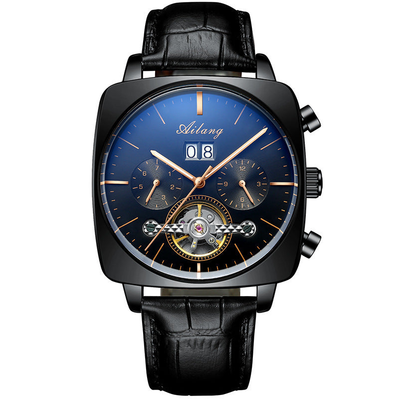 square hollow mechanical watch, view 2 - MRSLM