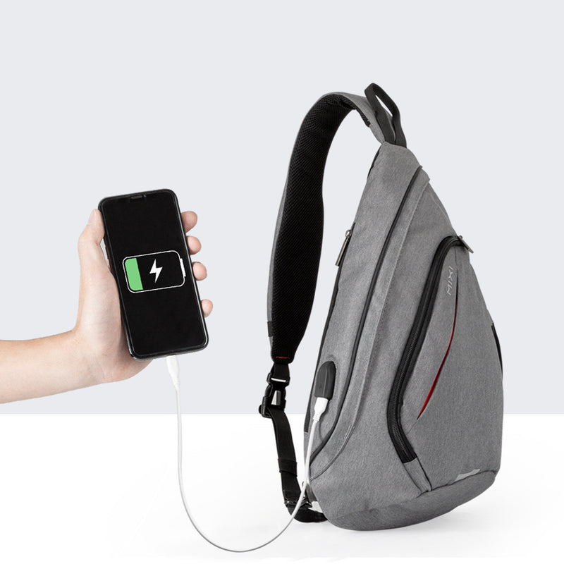 men's triangle messenger bag - MRSLM