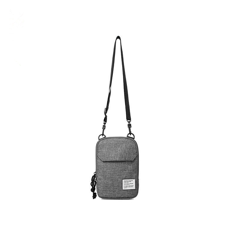 solid color small messenger bag, view 2 - MRSLM