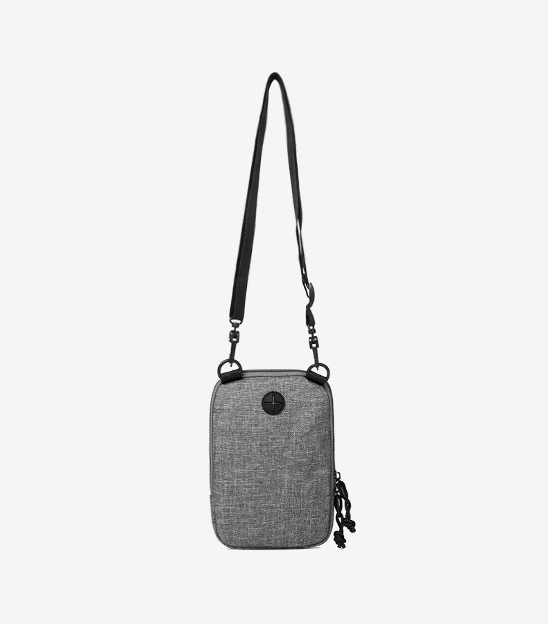solid color small messenger bag, view 6 - MRSLM